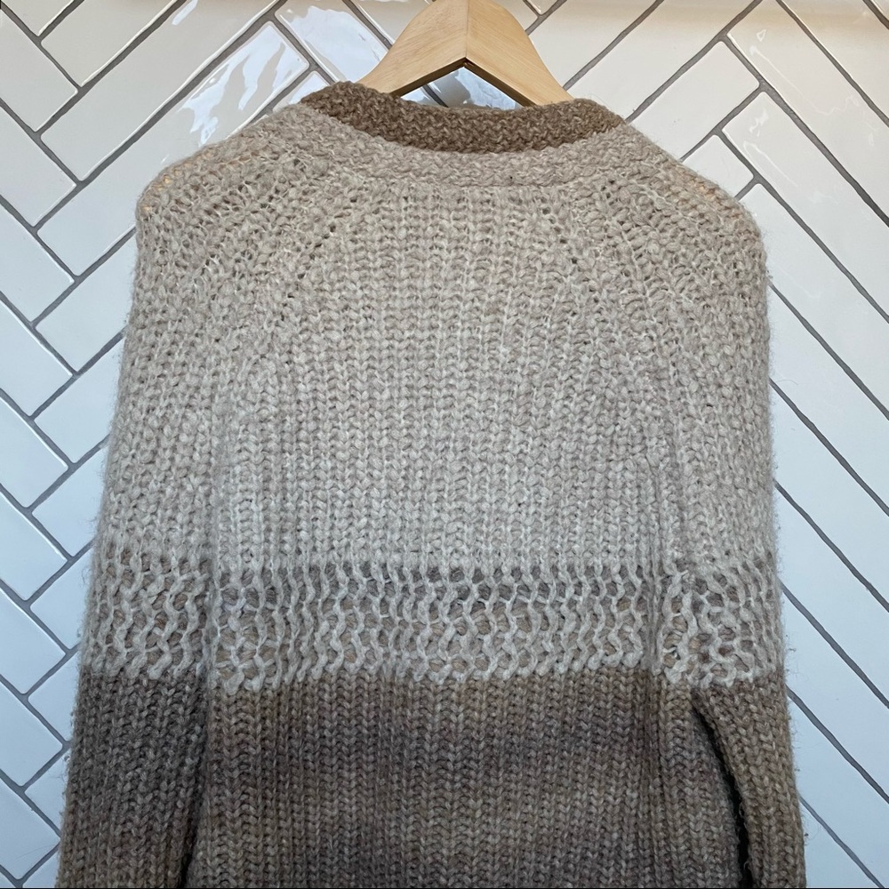 Raquel Allegra merino wool distressed cardigan - Picture 8 of 10